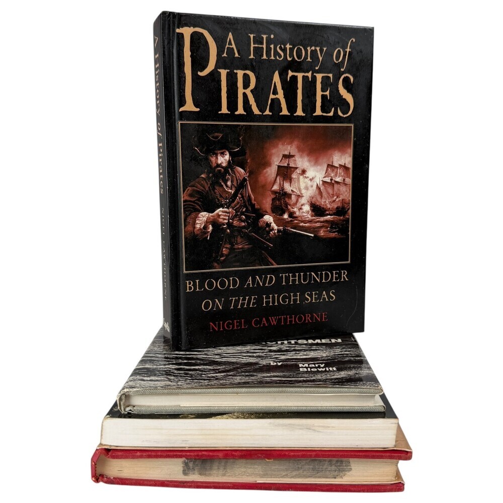 Sea Mysteries Coastal Exploration Navigation Pirates Maritime History Book Lot